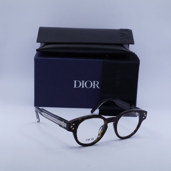 Final Price! Dior CD DIAMONDO R1I 2000 Havana Eyeglasses 48mm - Picture 1 of 9
